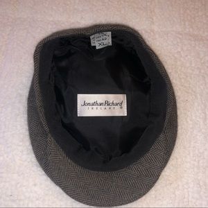 Mens grey flat cap size XL